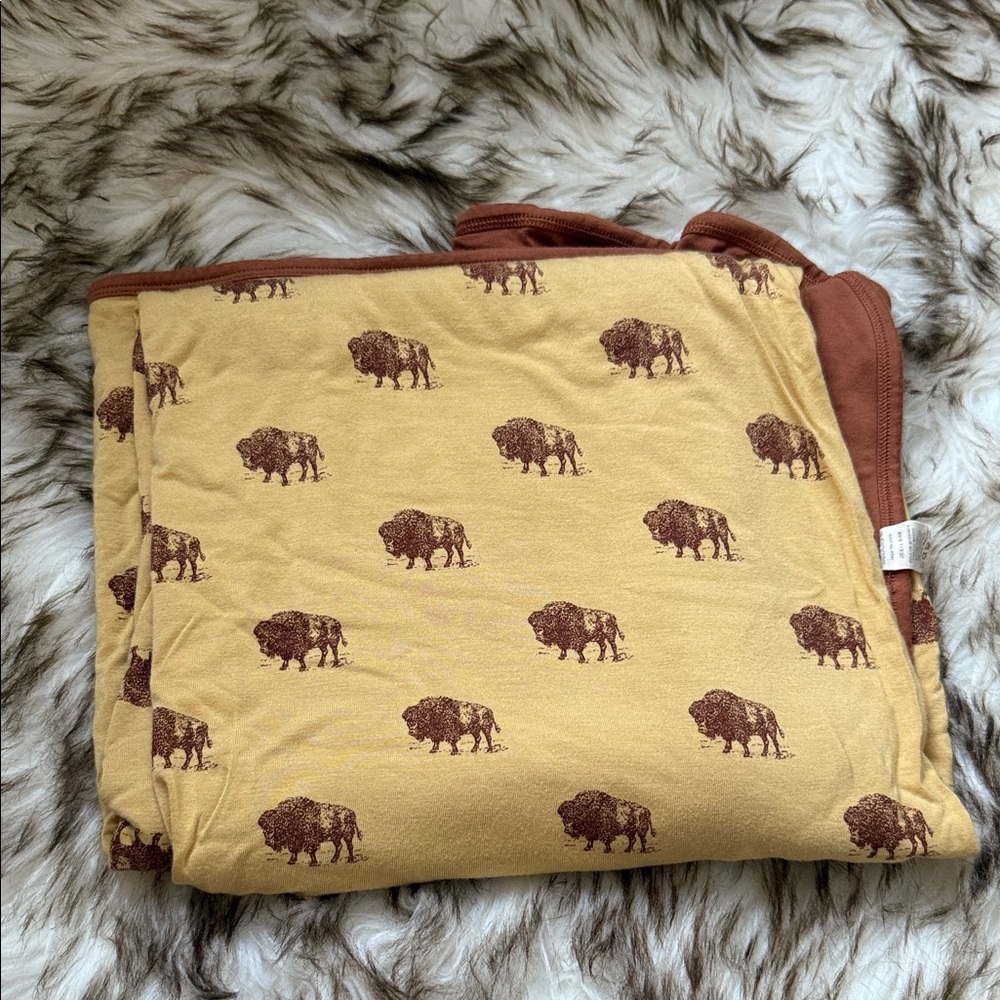 Kate Quinn Buffalo / Bison Double Layer Blanket